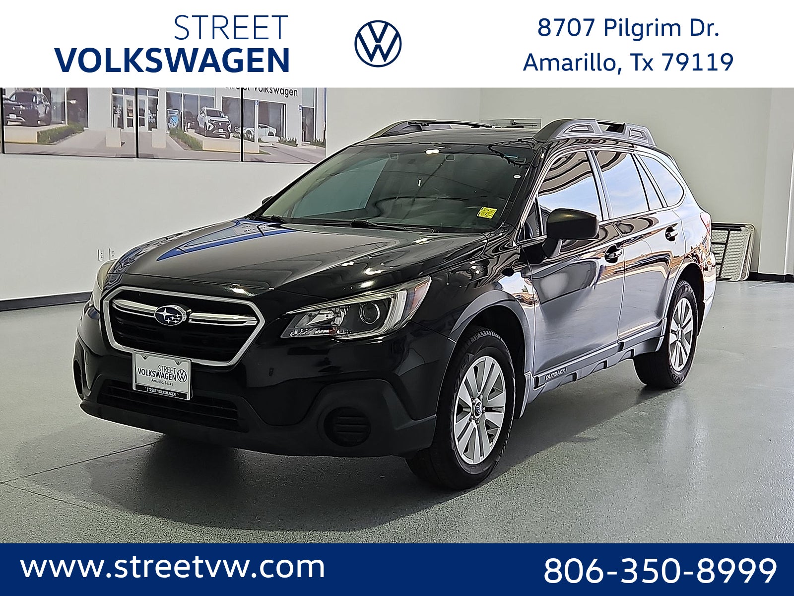 Crystal Black Silica 2019 Subaru Outback Wagon All-Wheel Drive Continuously Variable Transmission
