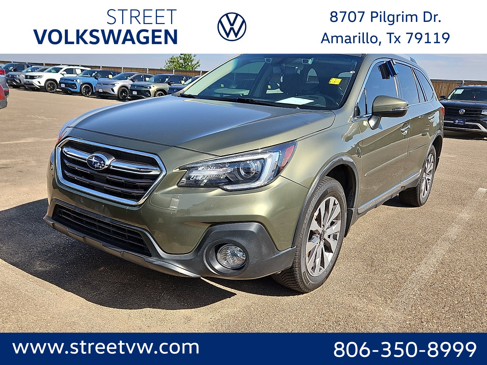 Green Metallic 2018 Subaru Outback 3.6R Touring AWD Wagon All-Wheel Drive Automatic