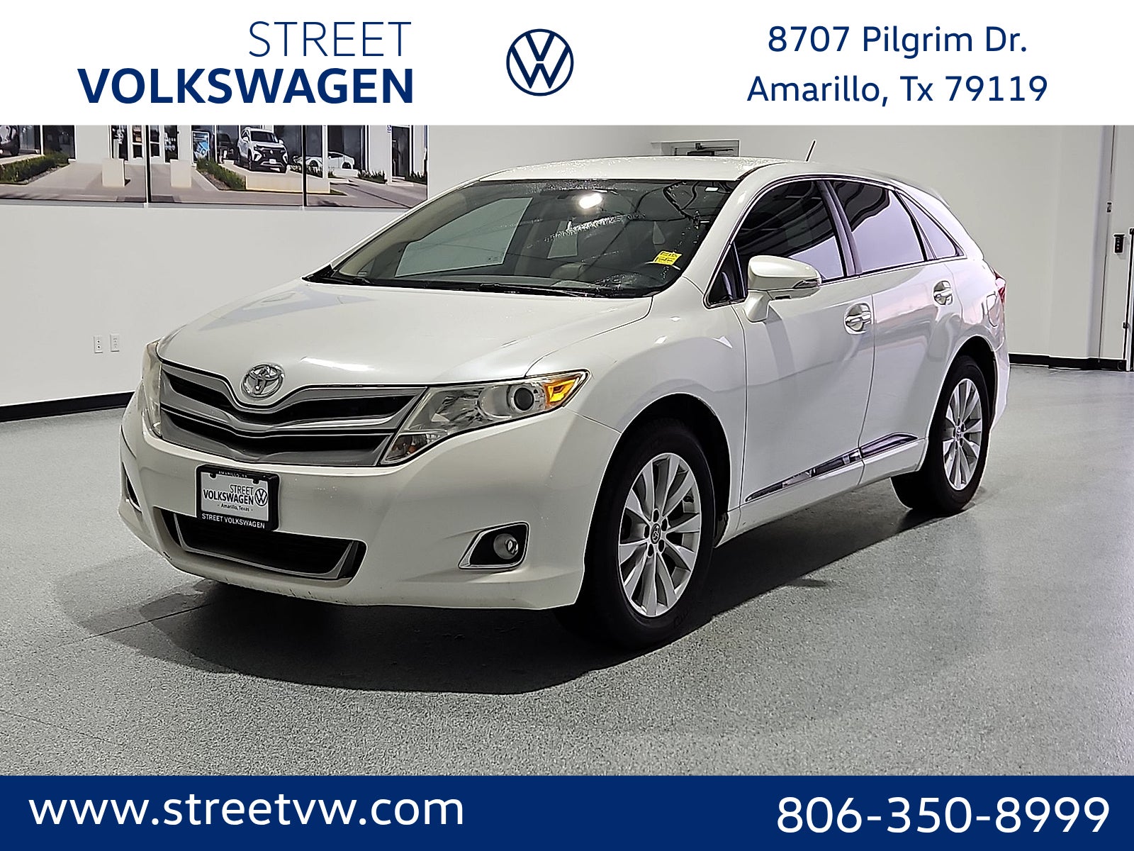 White (Blizzard Pearl) 2013 Toyota Venza SUV / Crossover Front-Wheel Drive Automatic
