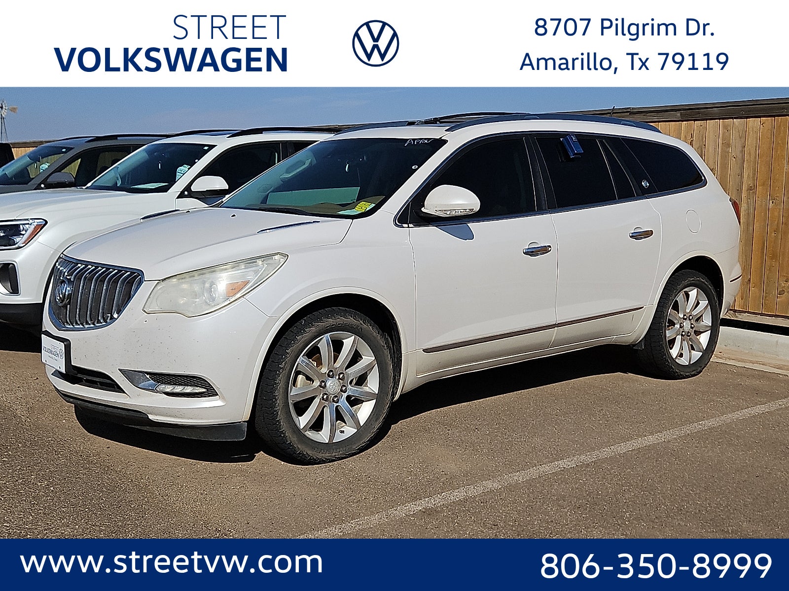 White Frost 2016 Buick Enclave Premium AWD SUV / Crossover All-Wheel Drive Automatic