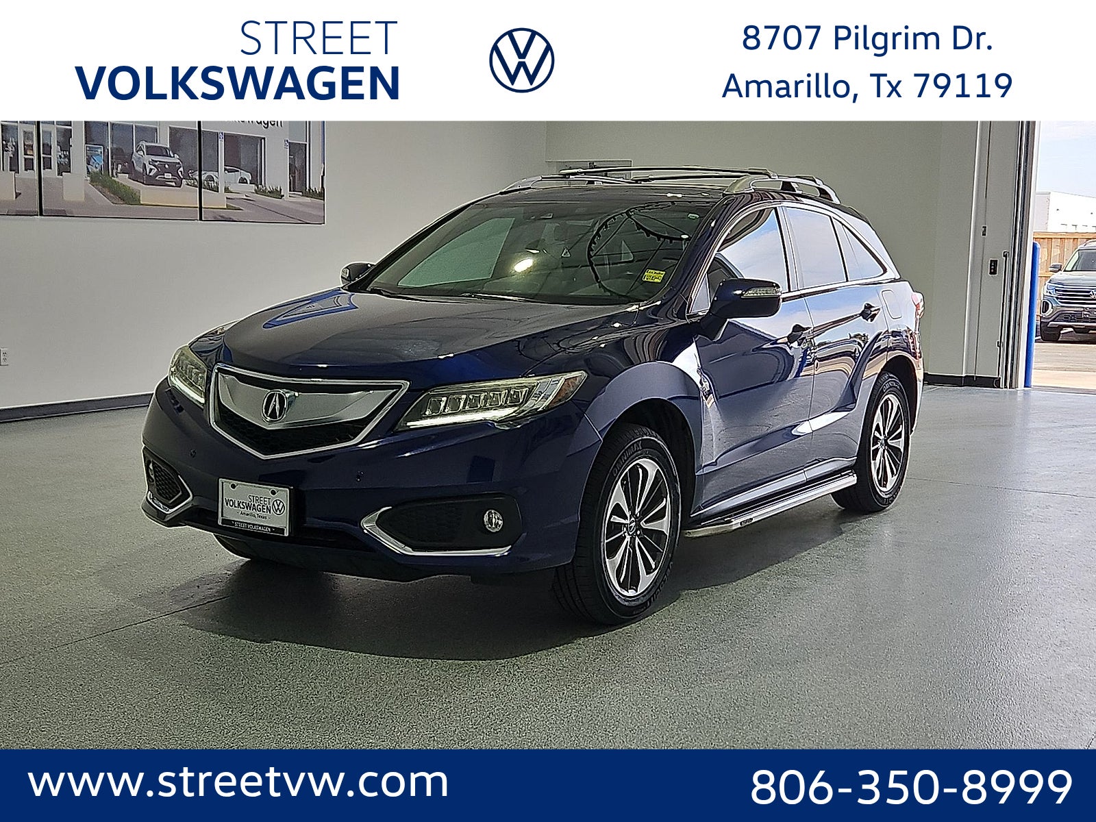 Fathom Blue Pearl 2018 Acura RDX SUV / Crossover All-Wheel Drive 6-Speed Automatic