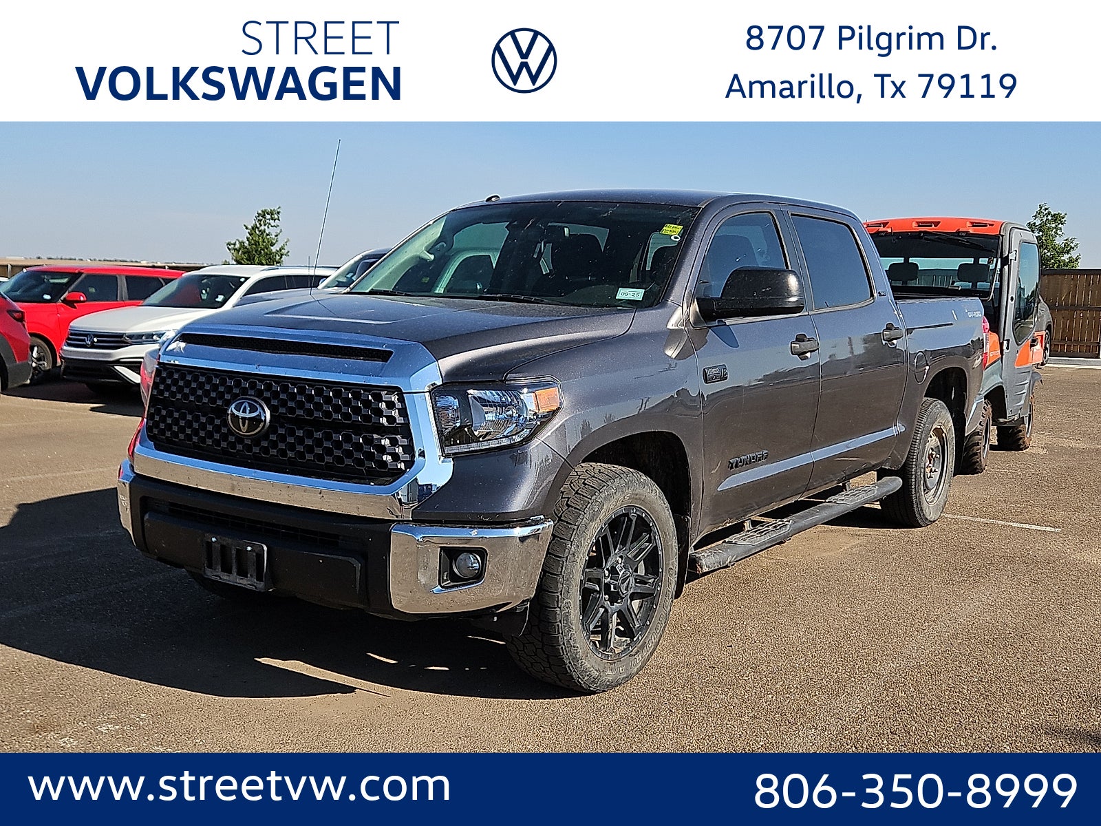 Magnetic Gray Metallic 2018 Toyota Tundra Pickup Truck 4X2 6-Speed Automatic Overdrive