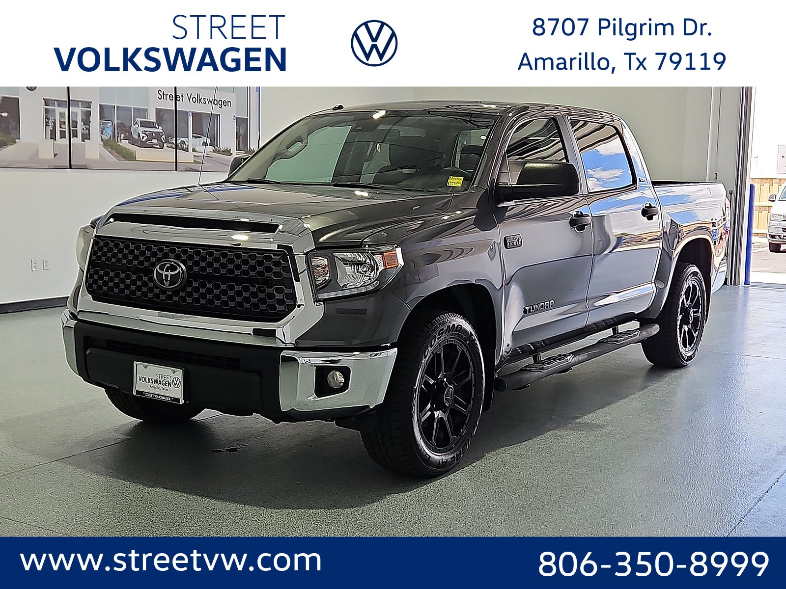 Magnetic Gray Metallic 2018 Toyota Tundra Pickup Truck 4X2 6-Speed Automatic Overdrive