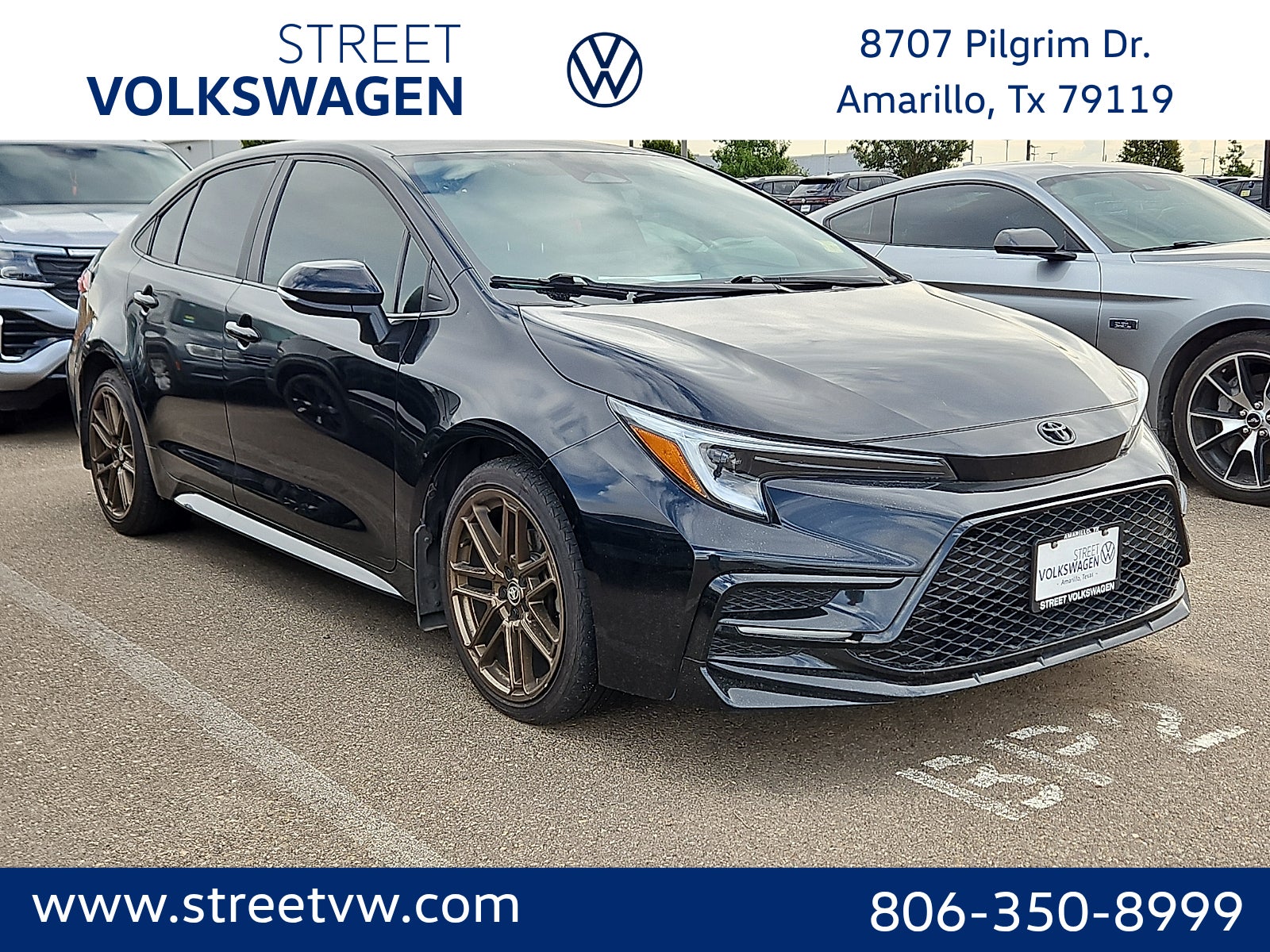 Midnight Black Metallic 2024 Toyota Corolla Nightshade FWD Sedan Front-Wheel Drive Automatic
