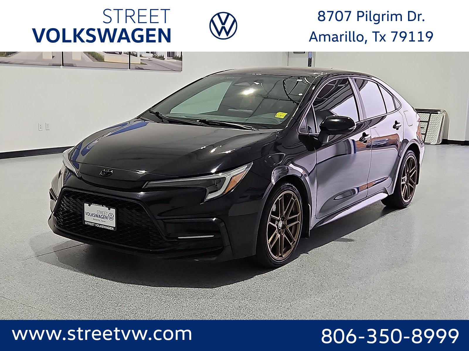 Midnight Black Metallic 2024 Toyota Corolla Sedan Front-Wheel Drive Automatic