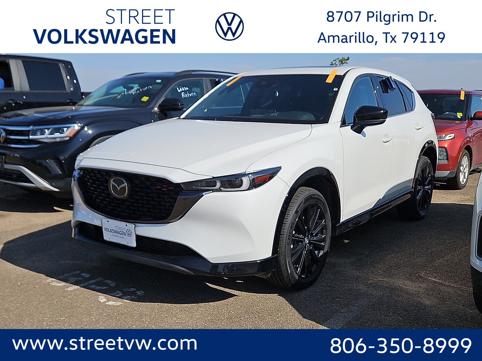 White Metallic 2023 Mazda CX-5 2.5 Turbo AWD SUV / Crossover All-Wheel Drive Automatic