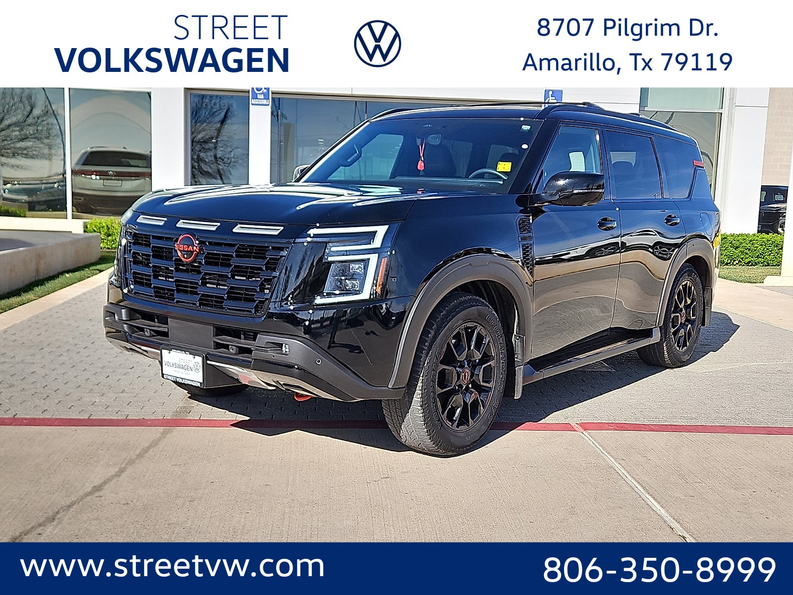 Super Black 2025 Nissan Armada SUV / Crossover Four-Wheel Drive Automatic