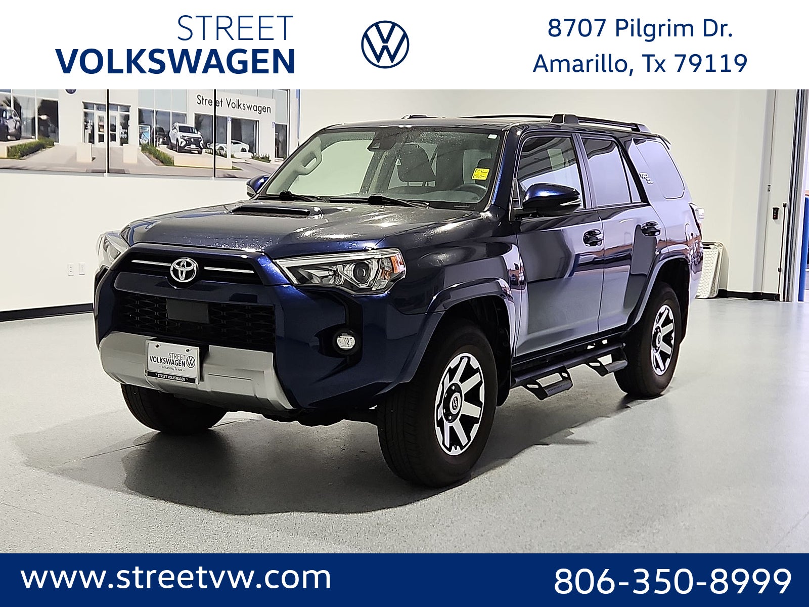 Nautical Blue Metallic 2021 Toyota 4Runner SUV / Crossover Four-Wheel Drive 5-Speed Automatic Overdrive