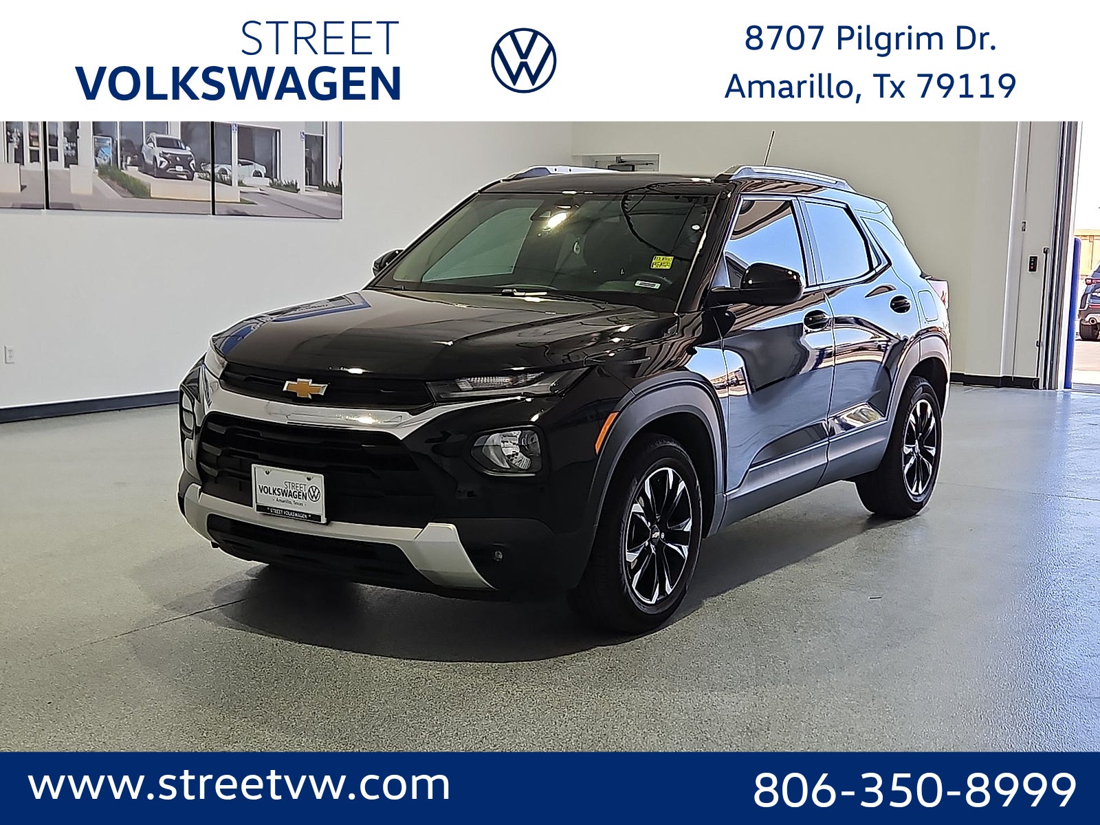 Black Metallic 2023 Chevrolet Trailblazer SUV / Crossover Front-Wheel Drive Continuously Variable Transmission