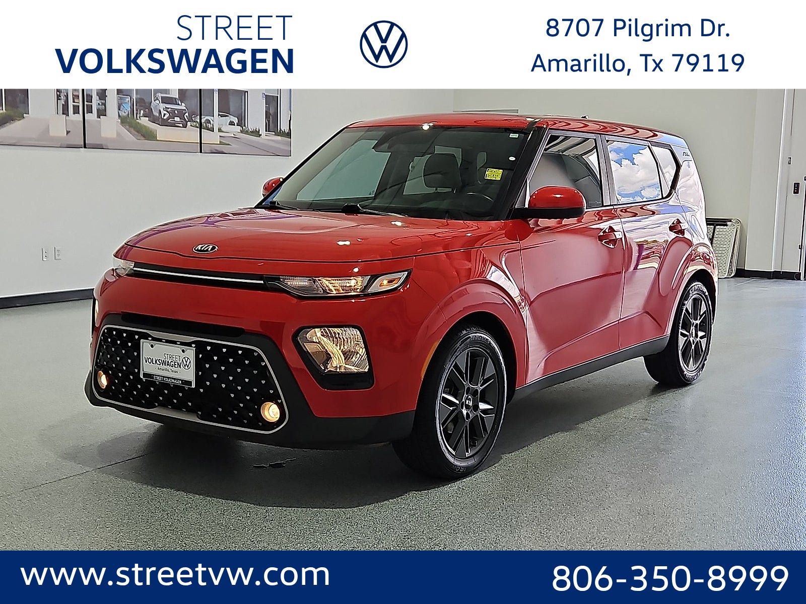 Inferno Red 2021 Kia Soul SUV / Crossover Front-Wheel Drive Continuously Variable Transmission