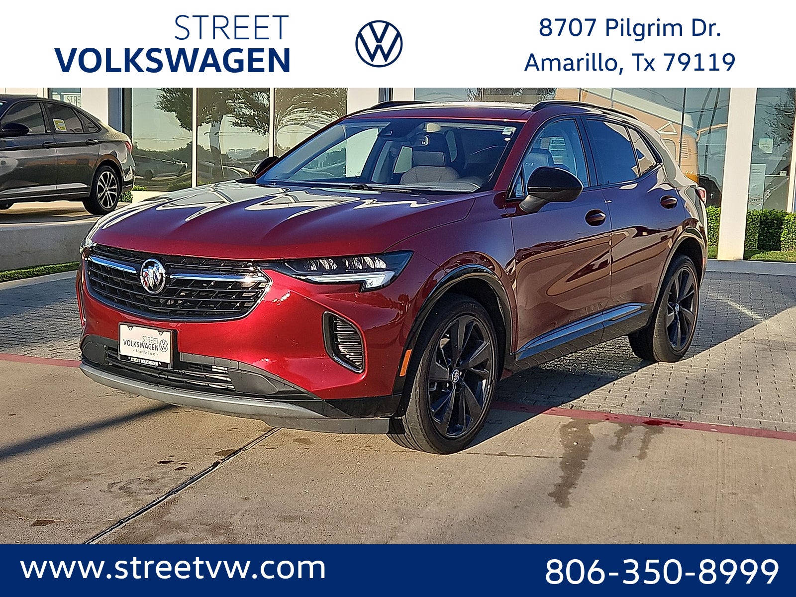 Cinnabar Metallic 2023 Buick Envision SUV / Crossover Front-Wheel Drive 9-Speed Automatic