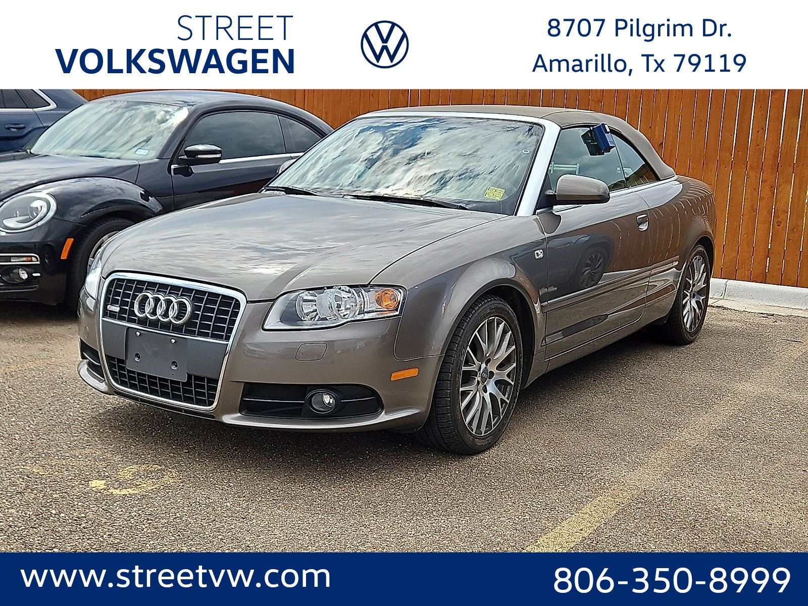 Brown (Alpaka Beige Metallic/Beige Roof) 2009 Audi A4 Convertible Front-Wheel Drive Continuously Variable Transmission