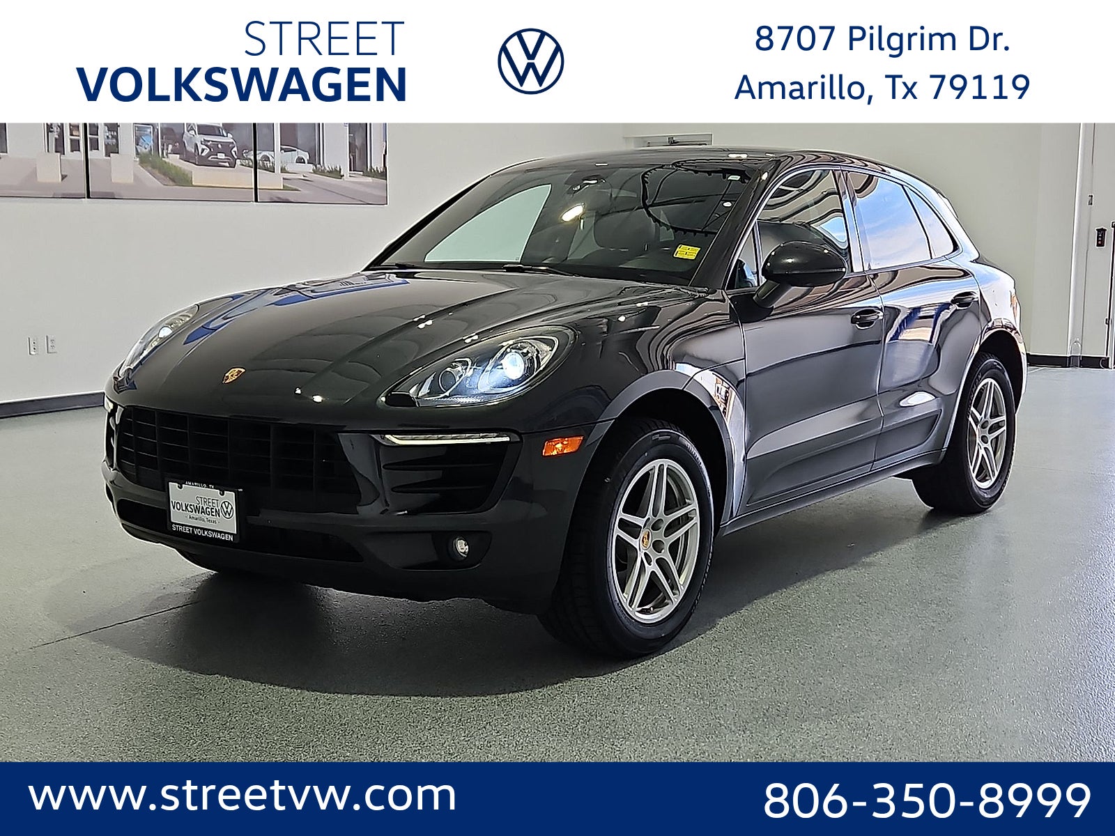 Gray (Volcano Grey Metallic - 2H) 2018 Porsche Macan AWD SUV / Crossover All-Wheel Drive Automatic