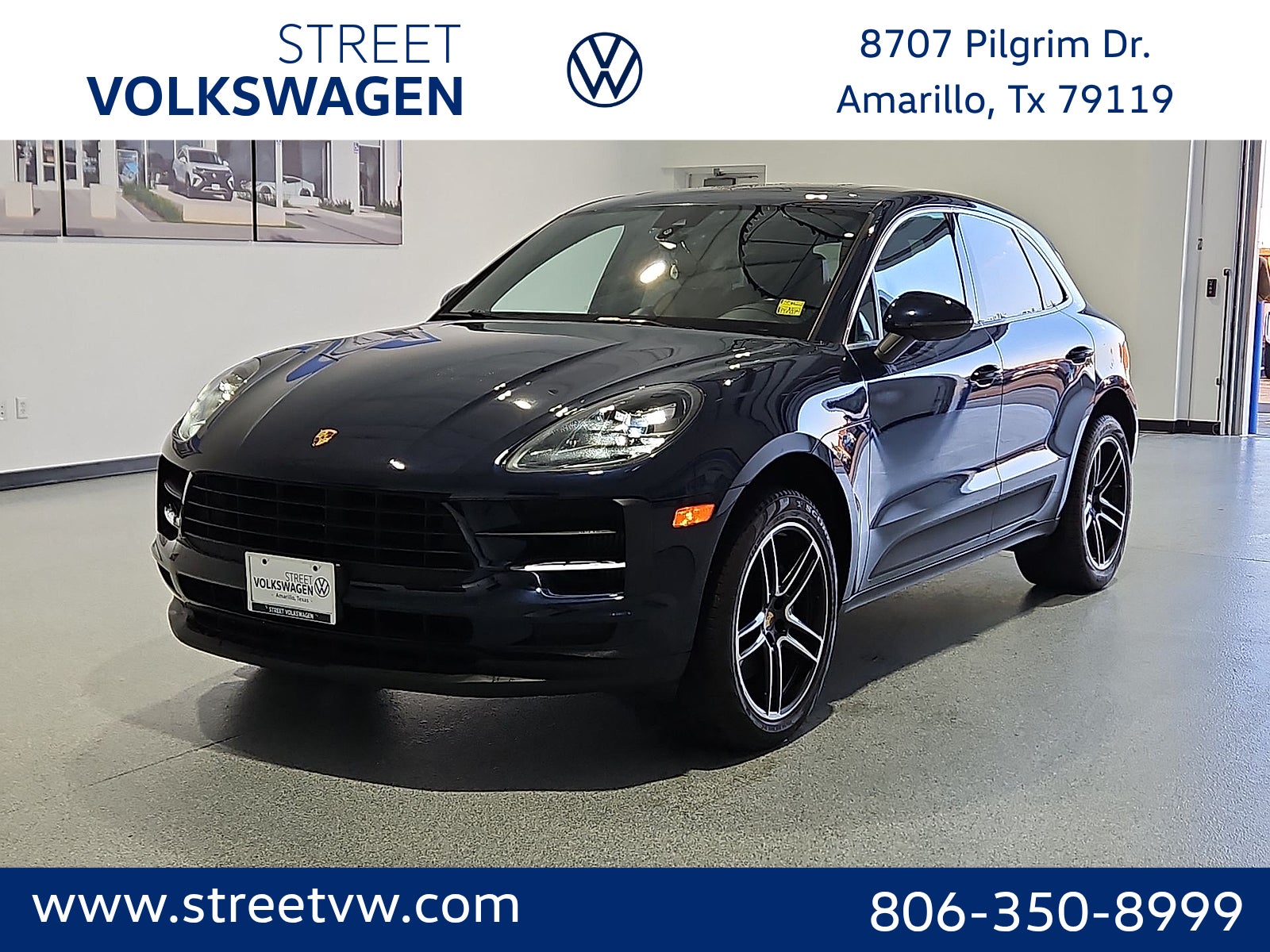 Night Blue Metallic 2019 Porsche Macan SUV / Crossover All-Wheel Drive 7-Speed Automatic