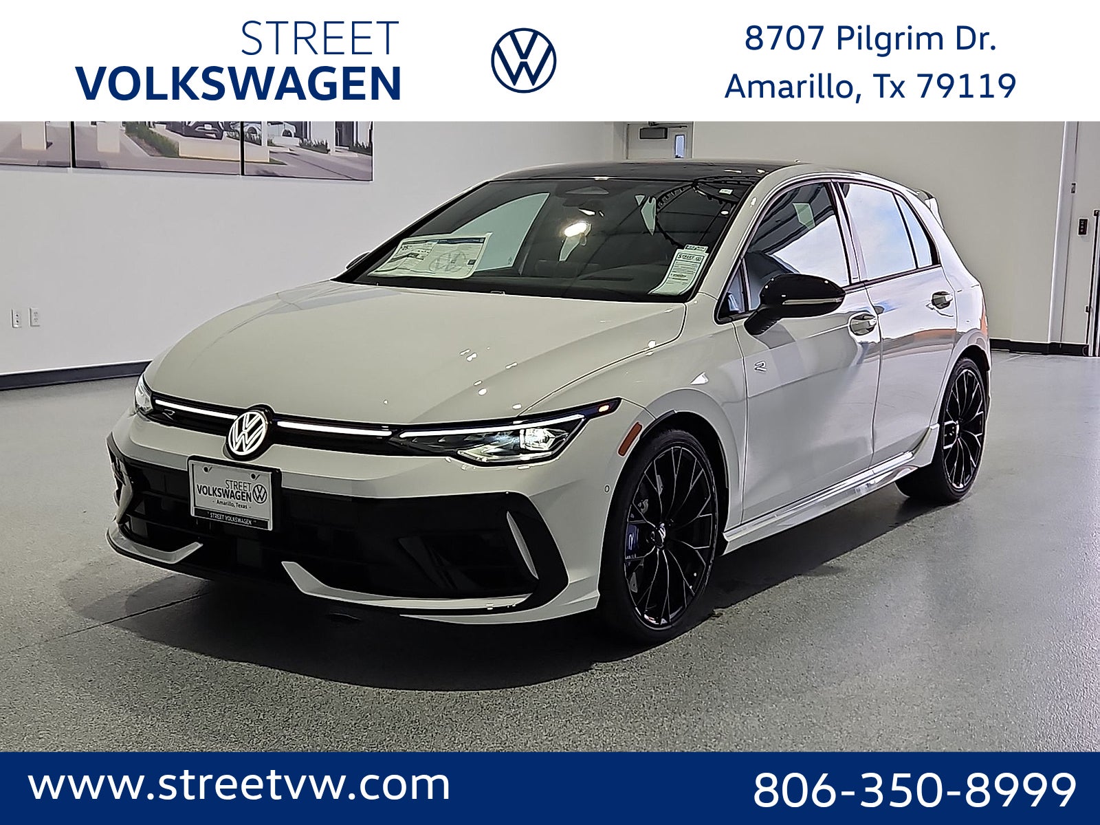 Pure White 2026 Volkswagen Golf R Hatchback All-Wheel Drive 7-Speed Dual Clutch