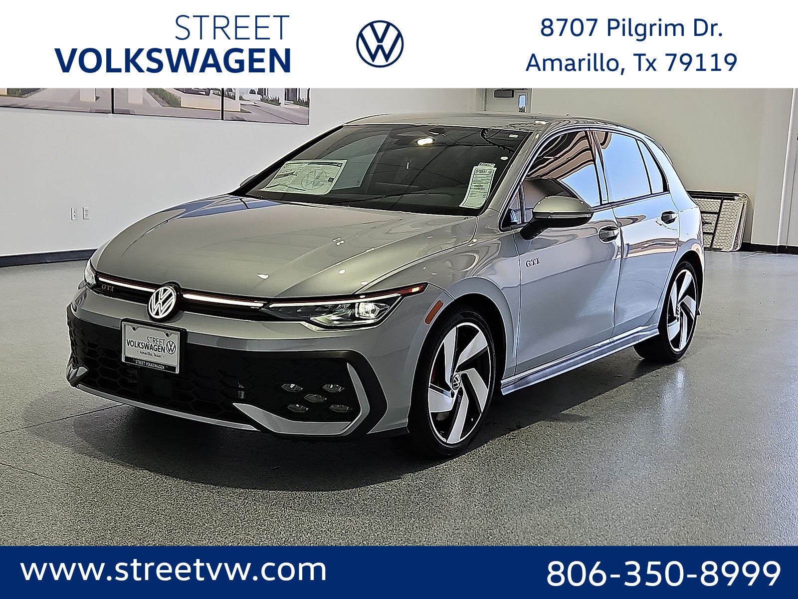 Alpine Silver Metallic 2026 Volkswagen Golf GTI Hatchback Front-Wheel Drive 7-Speed Dual Clutch