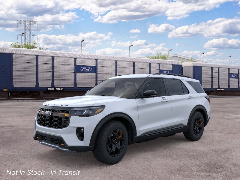Space White Metallic 2026 Ford Explorer SUV / Crossover All-Wheel Drive Automatic