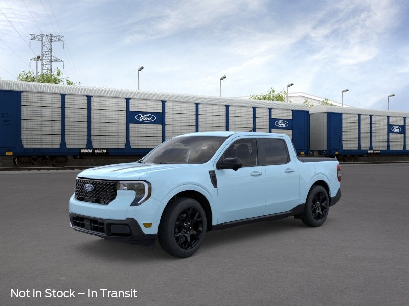 Light Blue 2026 Ford Maverick Lariat SuperCrew AWD Pickup Truck All-Wheel Drive 8-Speed Automatic