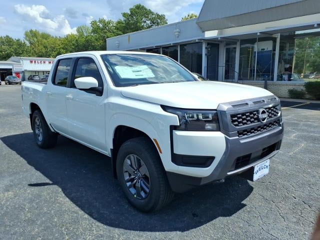 Glacier White 2026 Nissan Frontier Pickup Truck Four-Wheel Drive 9-Speed Automatic