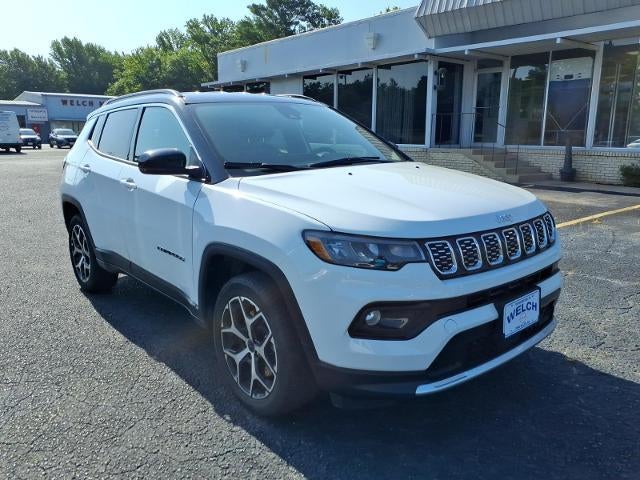 Bright White Clearcoat 2025 Jeep Compass SUV / Crossover Four-Wheel Drive Automatic