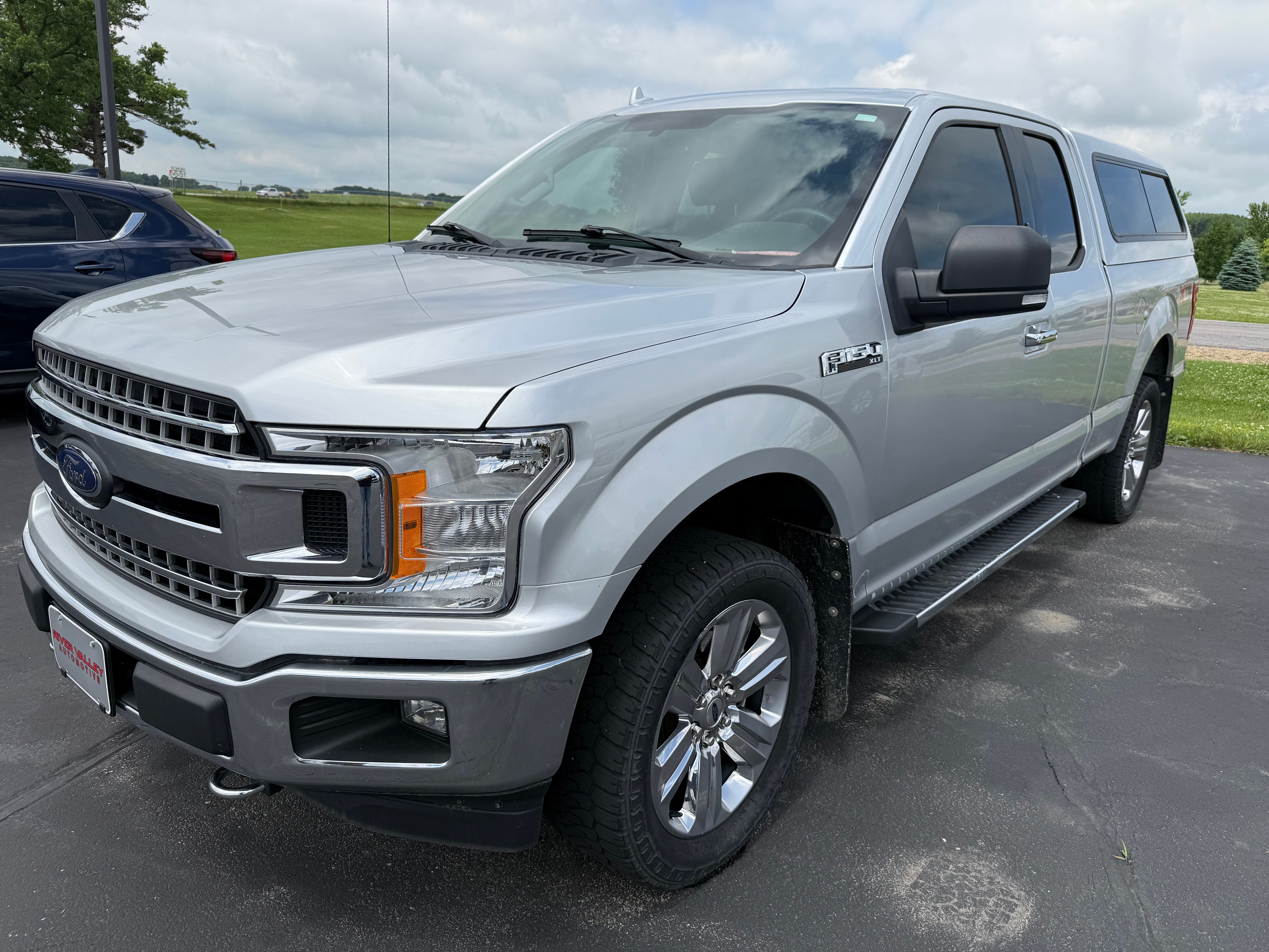 Silver Metallic 2018 Ford F-150 XLT SuperCab 4WD Pickup Truck Four-Wheel Drive Automatic