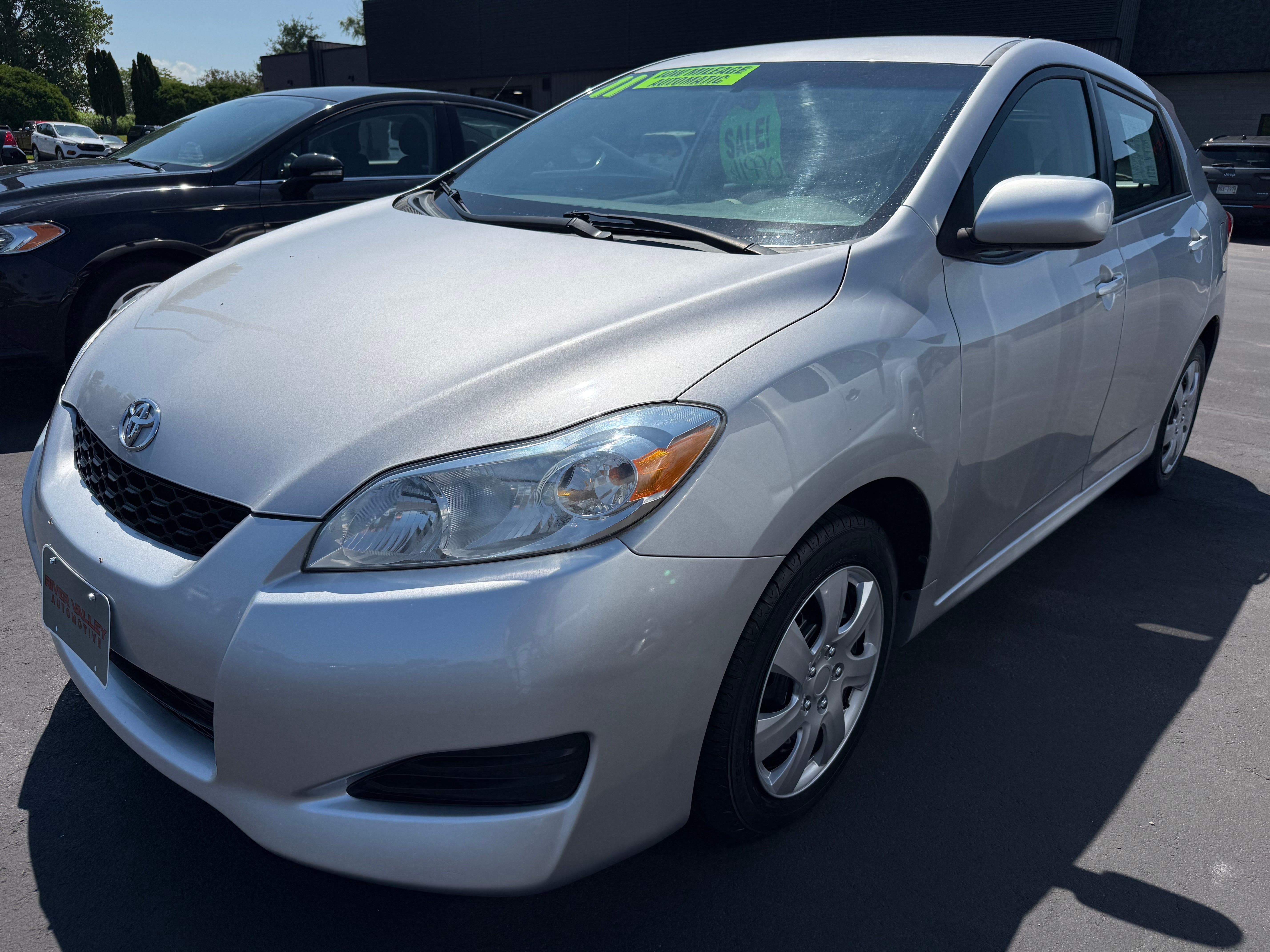 Silver 2011 Toyota Matrix Hatchback Front-Wheel Drive Automatic