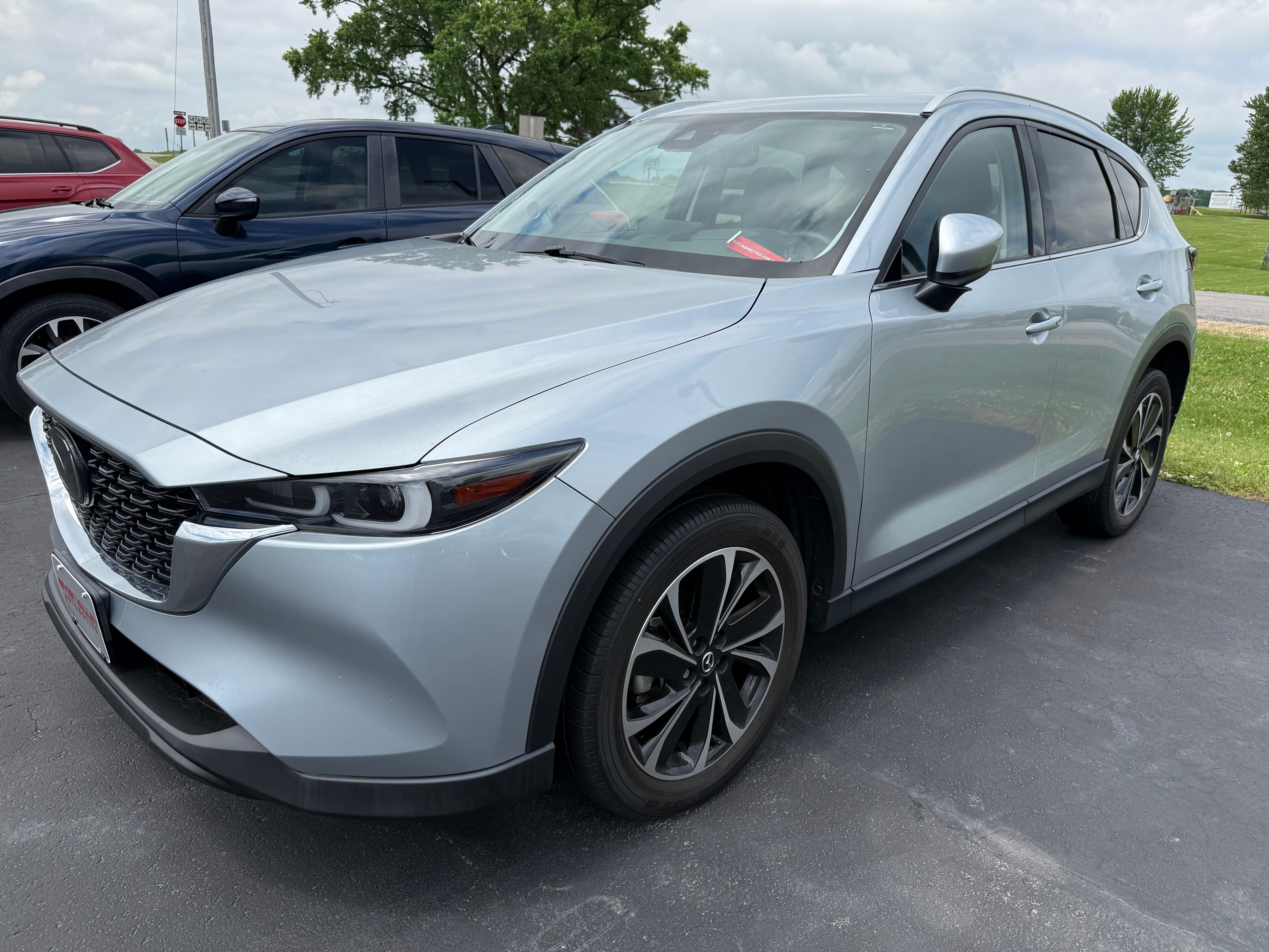 Sonic Silver Metallic 2023 Mazda CX-5 2.5 S Premium Plus AWD SUV / Crossover All-Wheel Drive Automatic