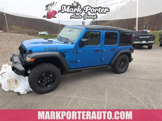 Hydro Blue Pearl-Coat Exterior Paint 2026 Jeep Wrangler SUV / Crossover Four-Wheel Drive 8-Speed Automatic