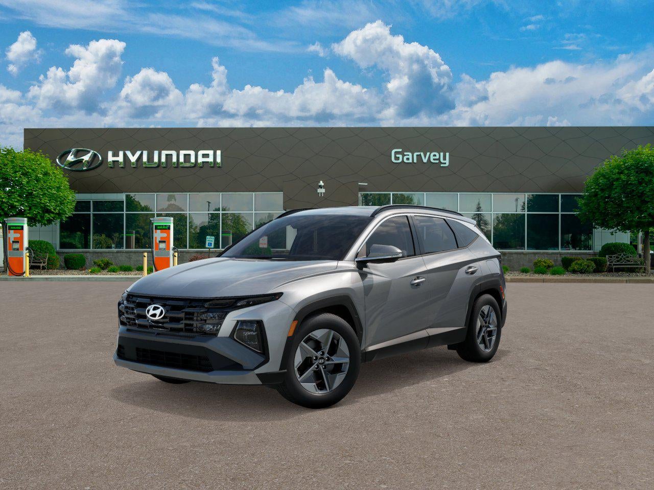 Shimmering Silver 2026 Hyundai Tucson SUV / Crossover All-Wheel Drive Automatic