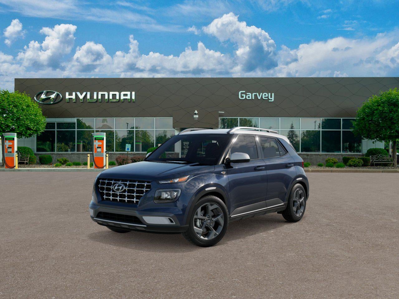 Denim W/White Roof 2026 Hyundai Venue SEL FWD SUV / Crossover Front-Wheel Drive Continuously Variable Transmission