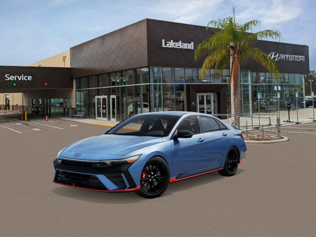 Performance Blue 2026 Hyundai Elantra N Sedan Front-Wheel Drive Automatic