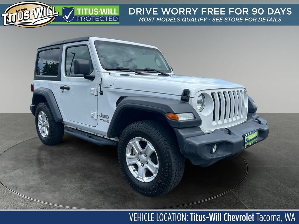 White 2018 Jeep Wrangler SUV / Crossover Four-Wheel Drive Manual