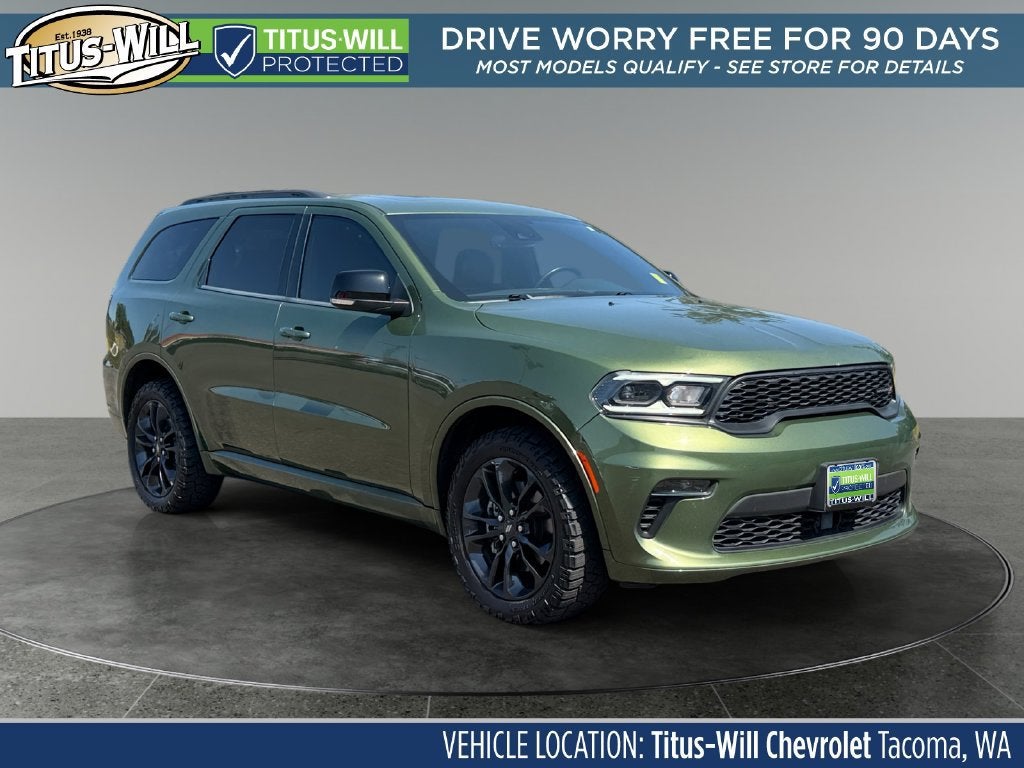 Green 2021 Dodge Durango SUV / Crossover All-Wheel Drive 