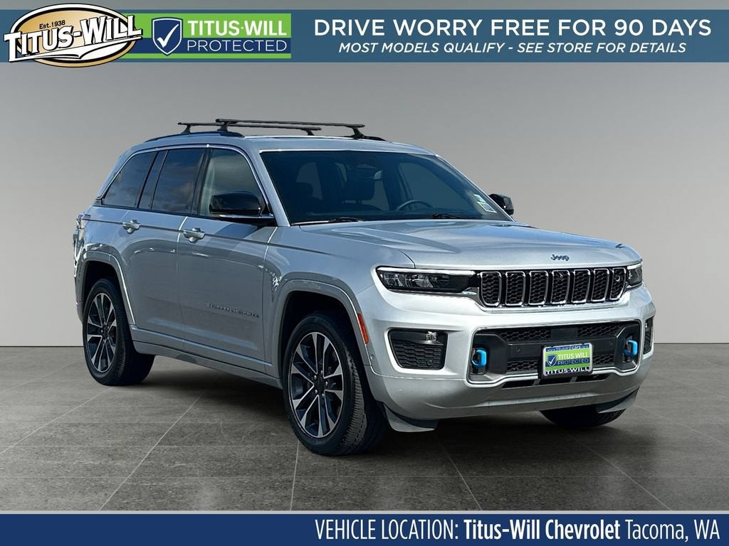 Silver 2023 Jeep Grand Cherokee 4xe SUV / Crossover Four-Wheel Drive 8-Speed Automatic