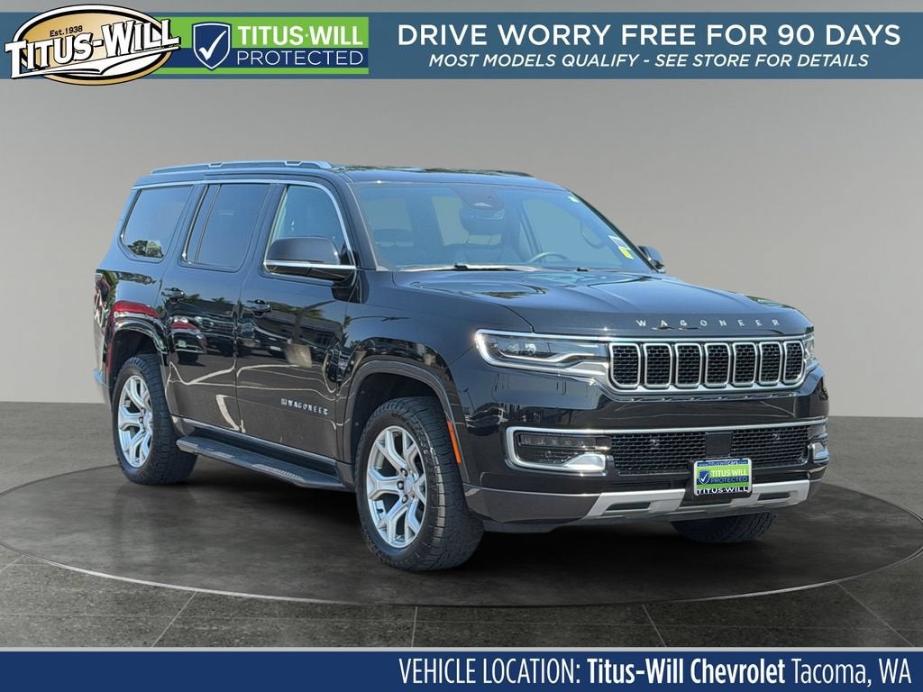 Black 2022 Jeep Wagoneer SUV / Crossover Four-Wheel Drive 