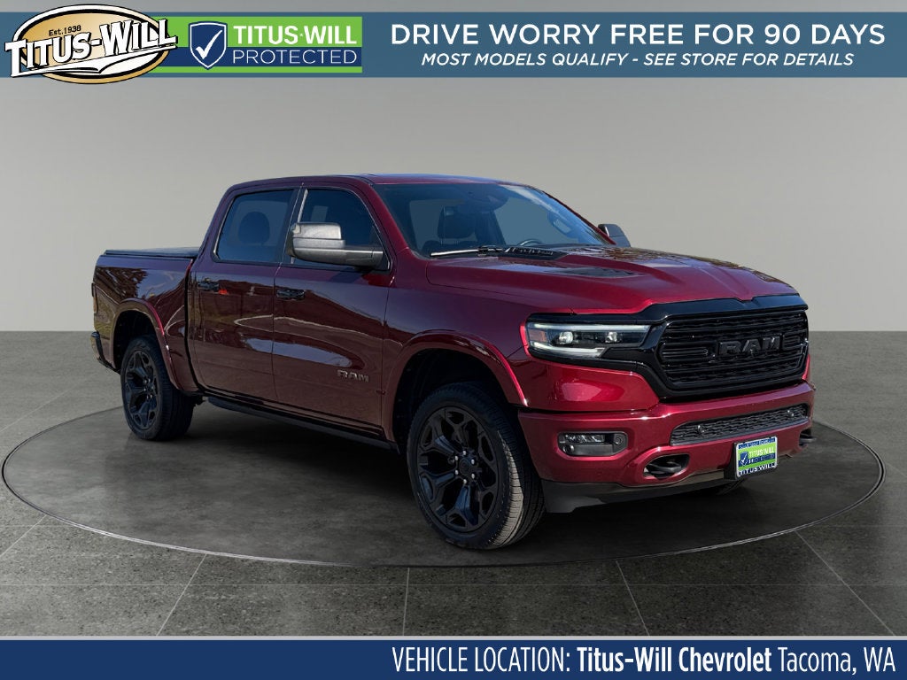 Red 2024 RAM 1500 Pickup Truck Four-Wheel Drive 