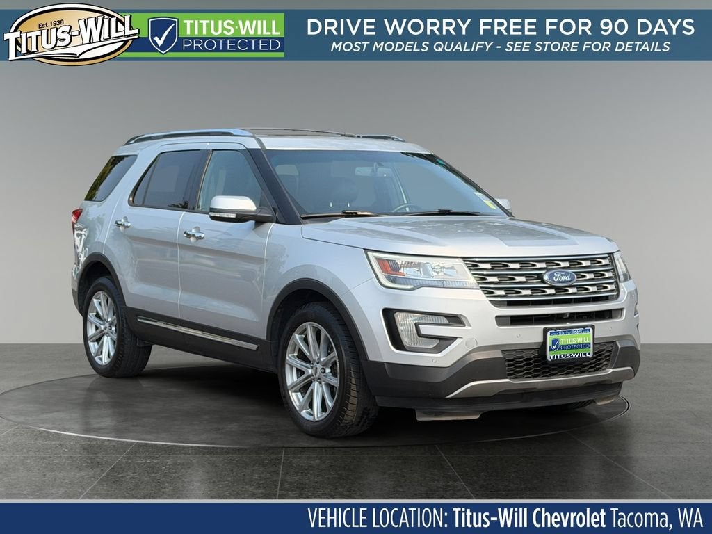 Silver 2016 Ford Explorer SUV / Crossover All-Wheel Drive 