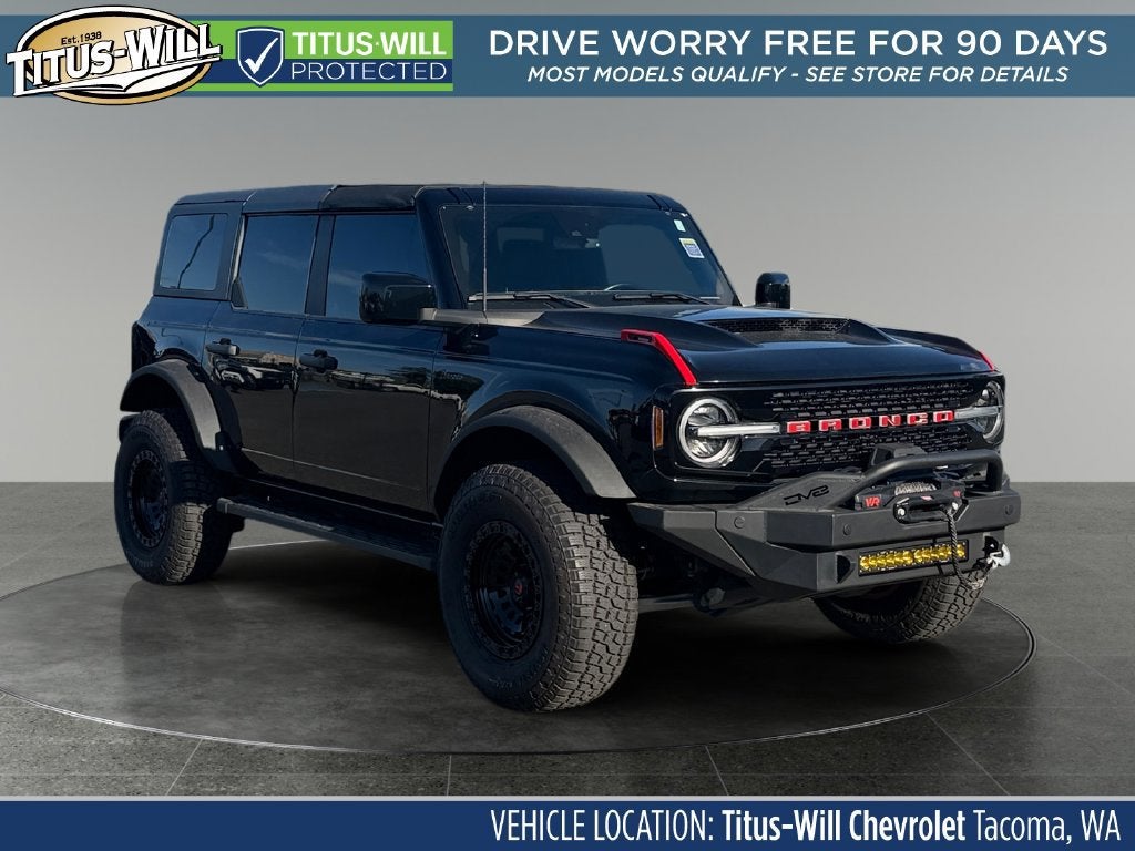 Black 2022 Ford Bronco SUV / Crossover Four-Wheel Drive Automatic