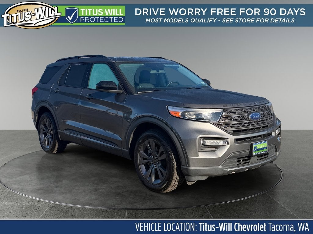Gray 2023 Ford Explorer SUV / Crossover All-Wheel Drive Automatic