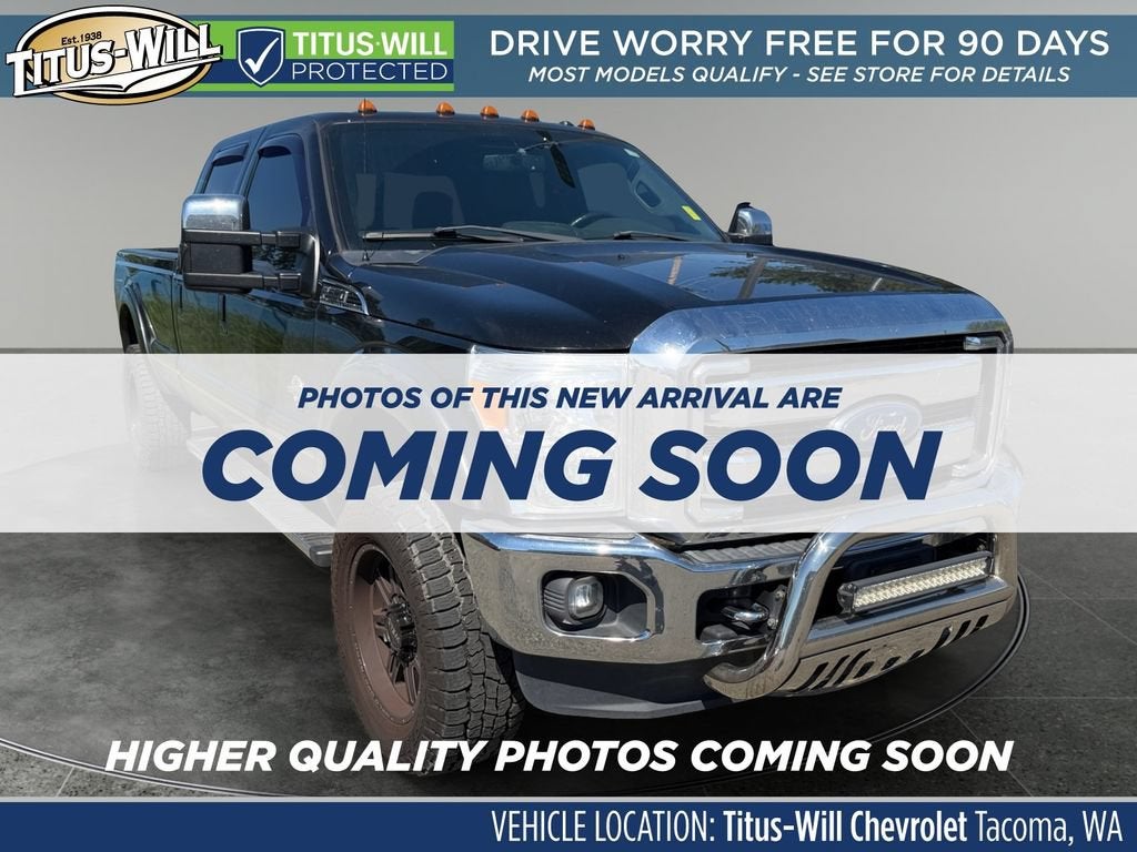 Black 2016 Ford F-350 Super Duty Pickup Truck Four-Wheel Drive Automatic