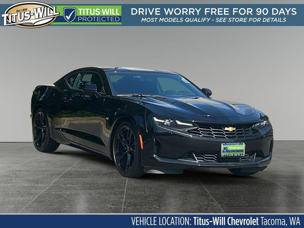 Black 2024 Chevrolet Camaro Coupe Rear-Wheel Drive Automatic