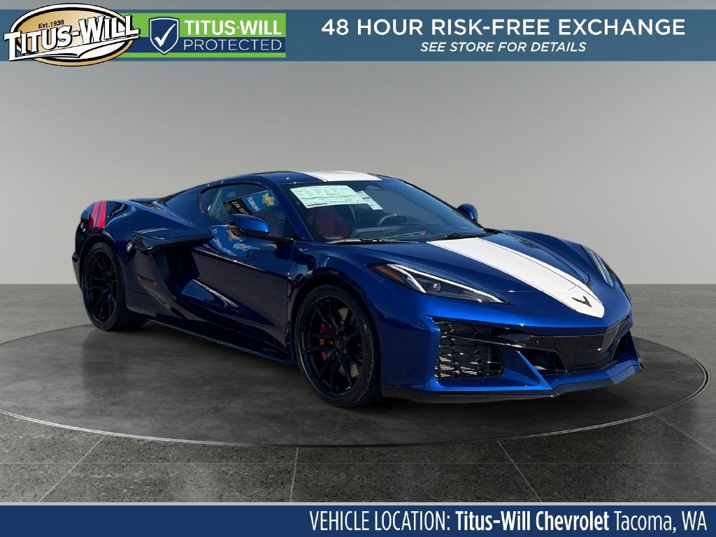 Admiral Blue Metallic 2027 Chevrolet Corvette Coupe Rear-Wheel Drive Automatic