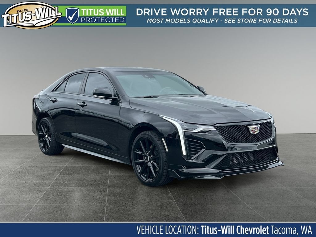 Black Raven 2025 Cadillac CT4 Sedan All-Wheel Drive Automatic