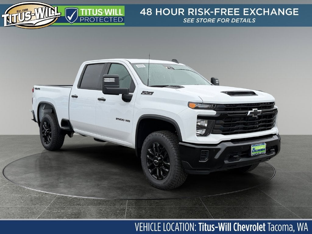 Summit White 2026 Chevrolet Silverado 2500HD Pickup Truck Four-Wheel Drive Automatic