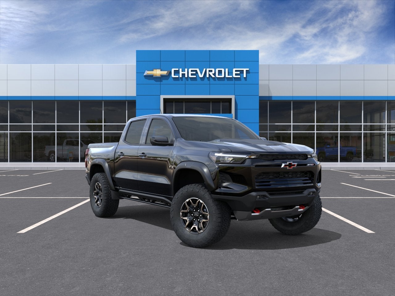 Black 2026 Chevrolet Colorado Pickup Truck Four-Wheel Drive Automatic