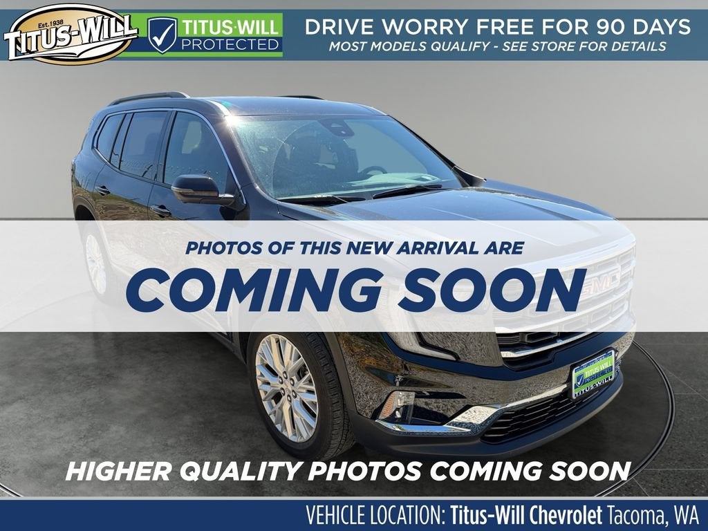 Black (Ebony Twilight Metallic) 2024 GMC Acadia SUV / Crossover Four-Wheel Drive Automatic