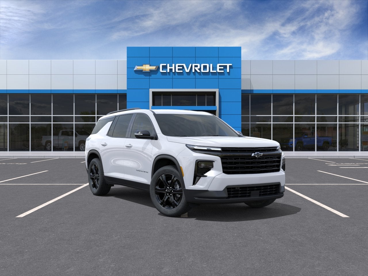 Summit White 2027 Chevrolet Traverse SUV / Crossover Four-Wheel Drive Automatic