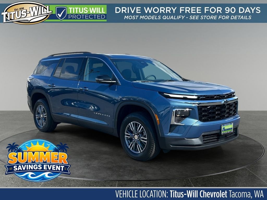 Lakeshore Blue Metallic 2026 Chevrolet Traverse LT AWD SUV / Crossover Four-Wheel Drive Automatic