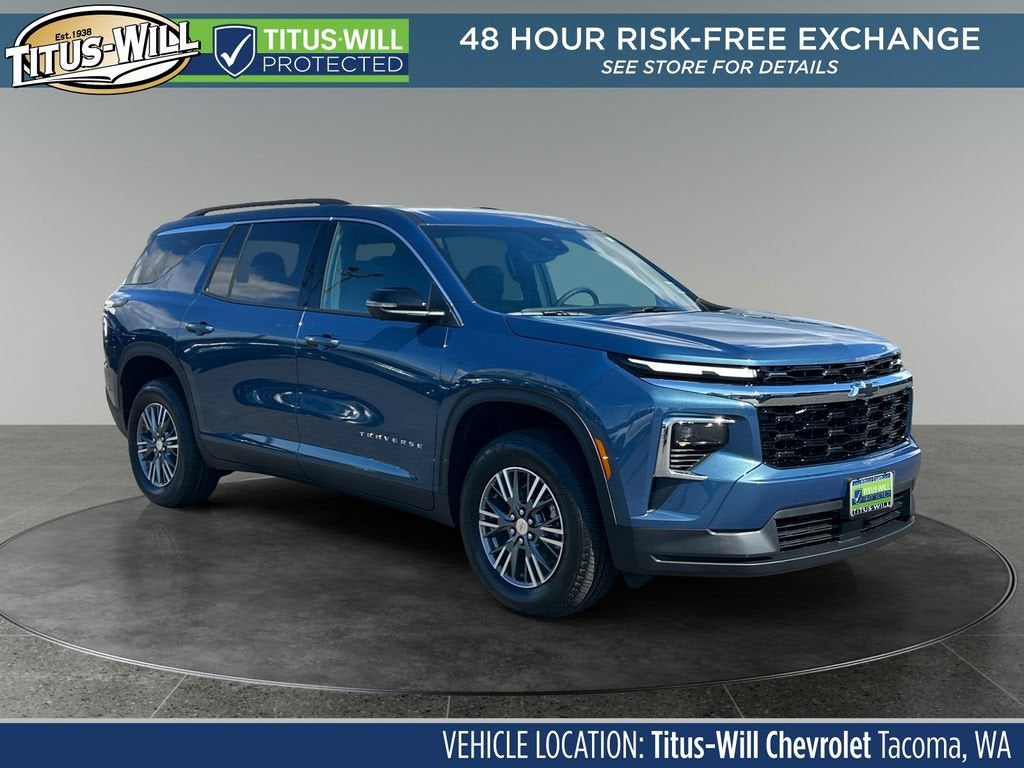 Lakeshore Blue Metallic 2026 Chevrolet Traverse SUV / Crossover Four-Wheel Drive Automatic