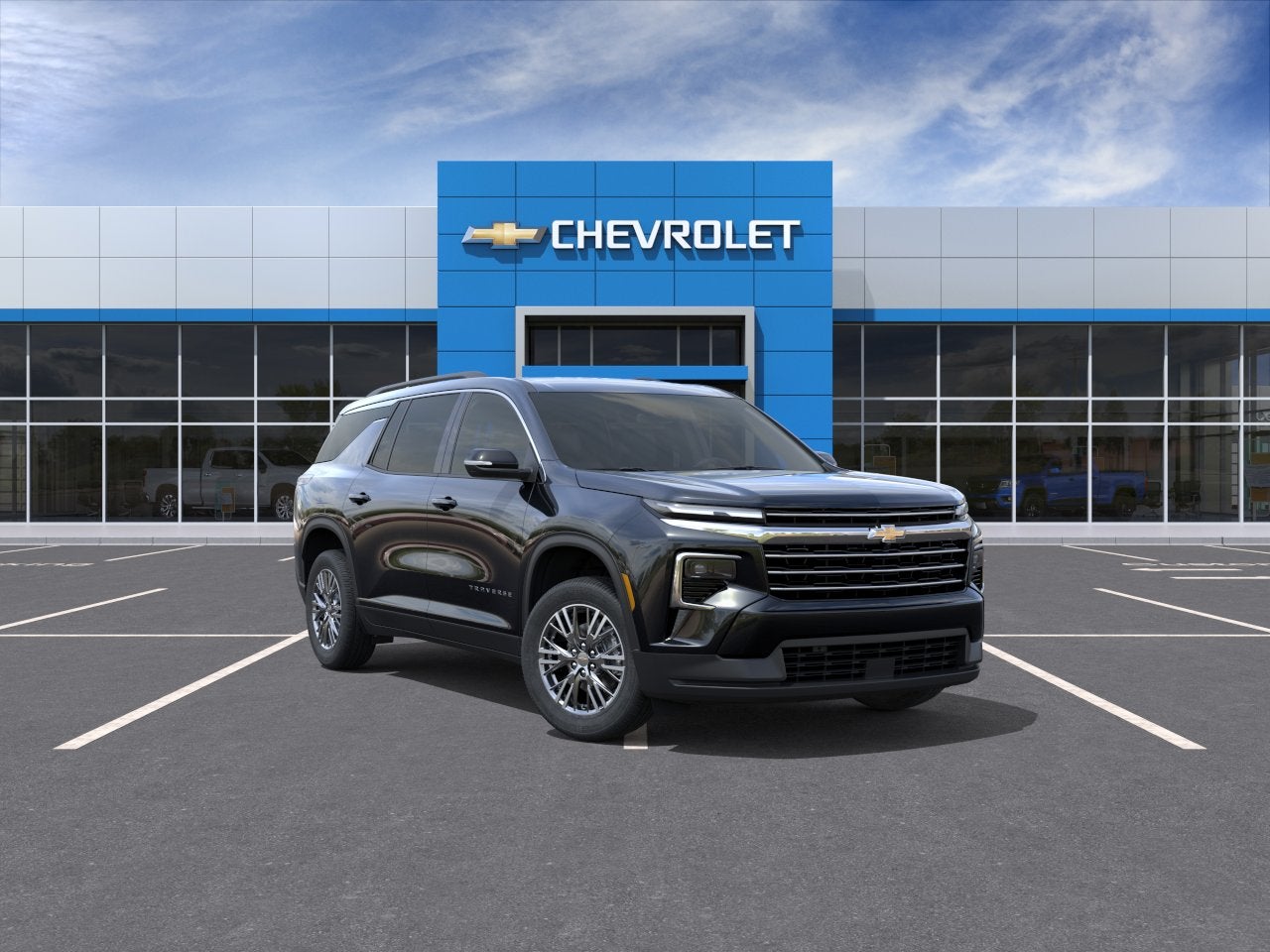 Mosaic Black Metallic 2027 Chevrolet Traverse SUV / Crossover Four-Wheel Drive Automatic